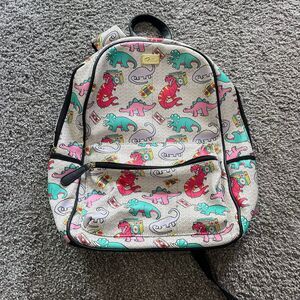 Betsey Johnson Drew Kitsch Dinosaur Backpack Leather
